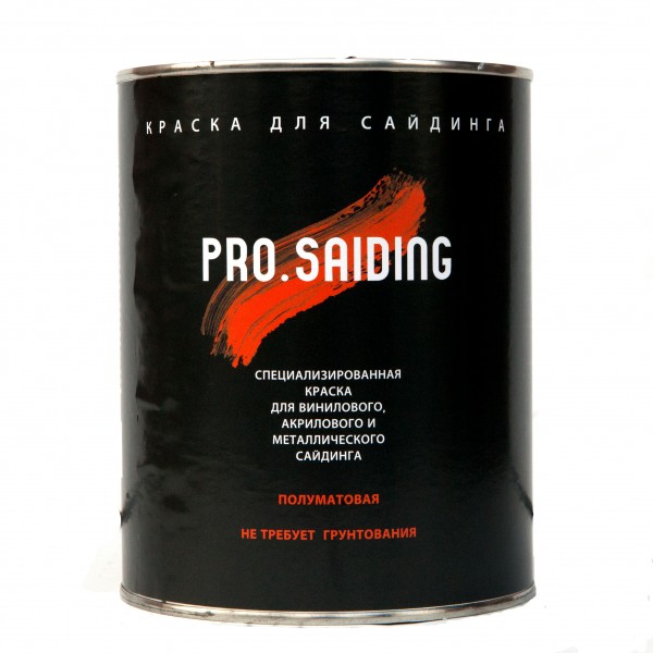 

Краска для сайдинга Pro.Saiding 0,9 л RAL-8017, для сайдинга