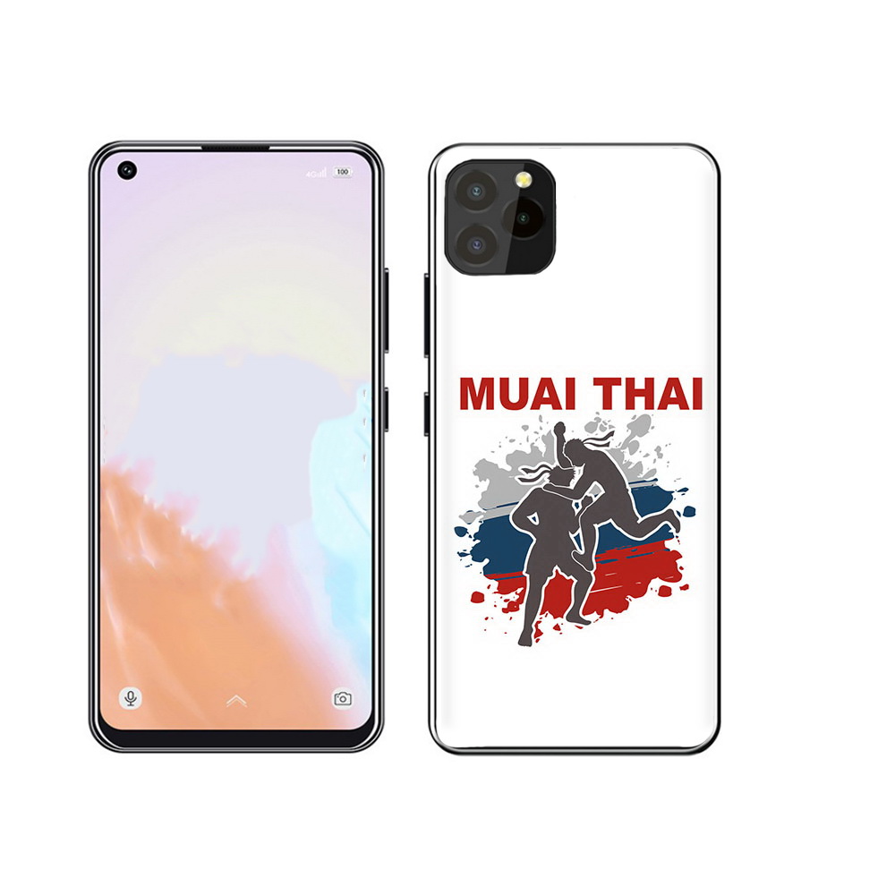 

Чехол MyPads Tocco для Oukitel C21 Pro Муайтай, Прозрачный, Tocco