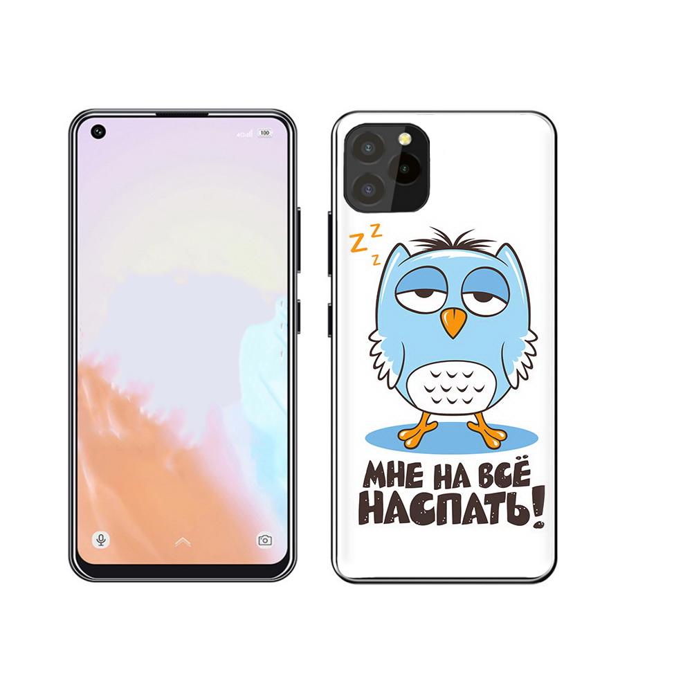 

Чехол MyPads Tocco для Oukitel C21 Pro Мне на все наспать, Прозрачный, Tocco