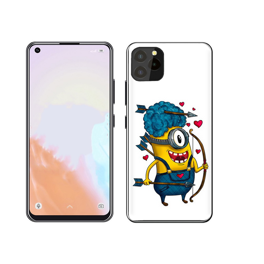 

Чехол MyPads Tocco для Oukitel C21 Pro Миньон купидон, Прозрачный, Tocco