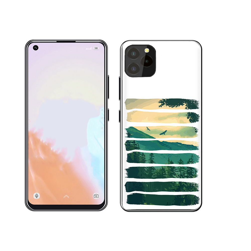 

Чехол MyPads Tocco для Oukitel C21 Pro Лесная чаща, Прозрачный, Tocco