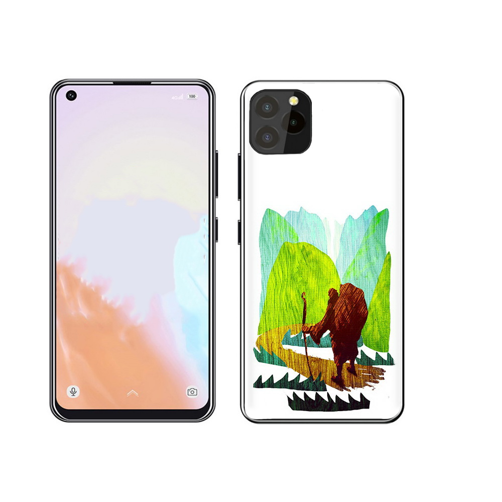 

Чехол MyPads Tocco для Oukitel C21 Pro Лесная тропа, Прозрачный, Tocco