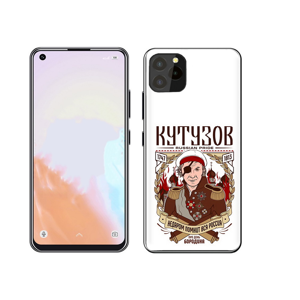 

Чехол MyPads Tocco для Oukitel C21 Pro Кутузов, Прозрачный, Tocco