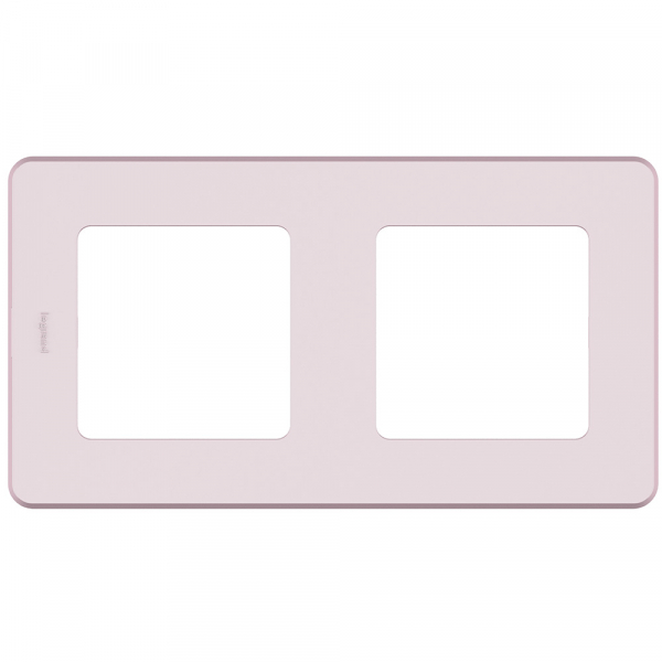 Legrand INSPIRIA Розовый Рамка - 2 поста подставка под фрезы прямоугольная 10 отделений 8 × 3 6 см с крышкой в картонной коробке розовый прозрачный