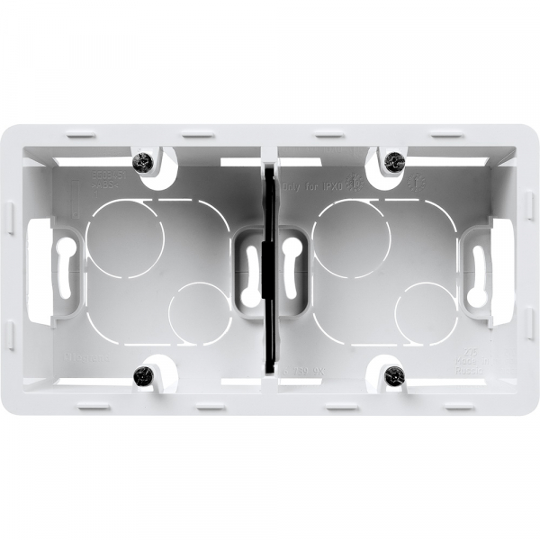 

Legrand INSPIRIA Белый Коробка накладного монтажа - 2 поста