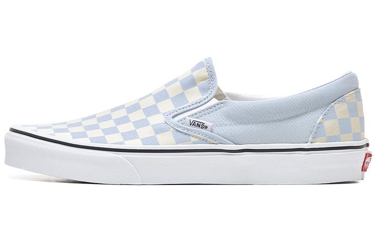 

Слипоны унисекс Vans slip-on Classics голубые 38.5 EU, Голубой, slip-on Classics