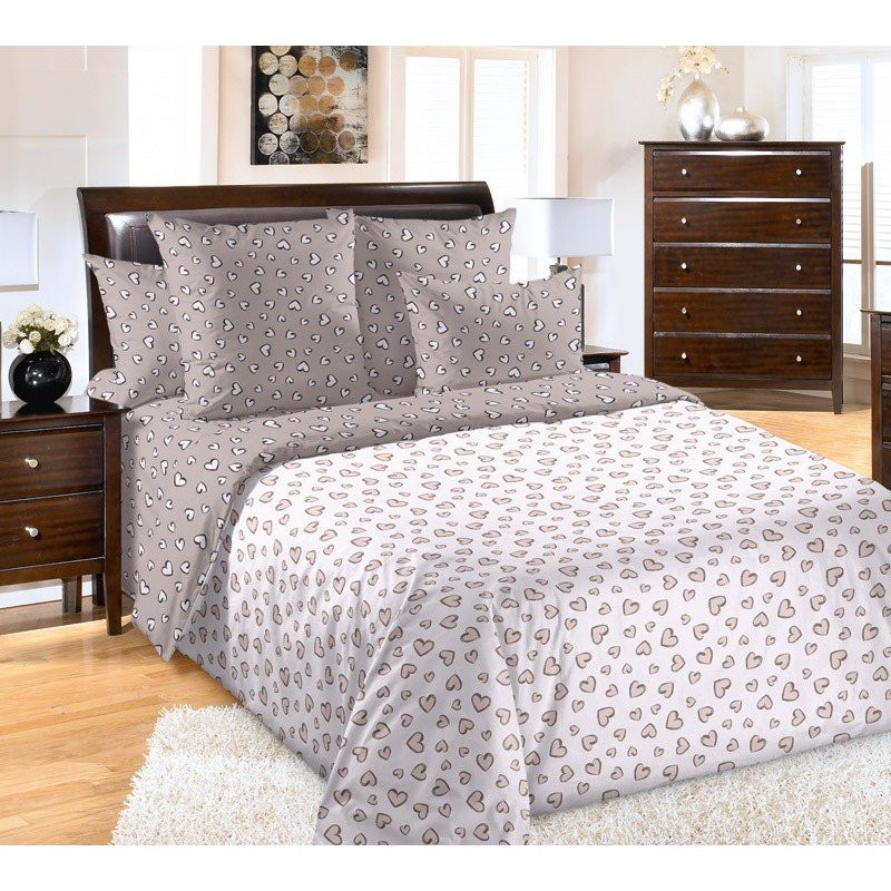 

Комплект белья Текс-Дизайн перкаль Затаив дыхание (на резинке) евро арт. 228277, Затаив дыхание