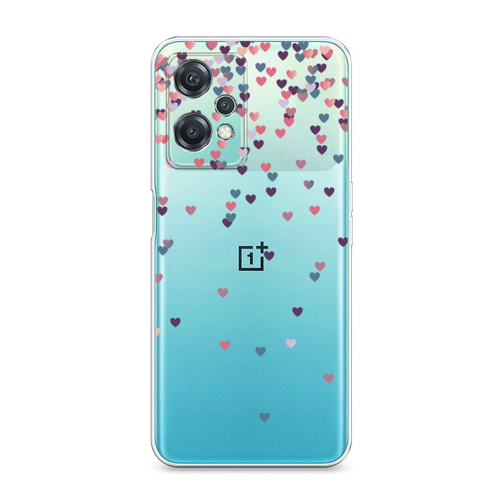 

Чехол на OnePlus Nord CE 2 Lite 5G "Посыпка сердечки", Розовый;фиолетовый, 152850-3
