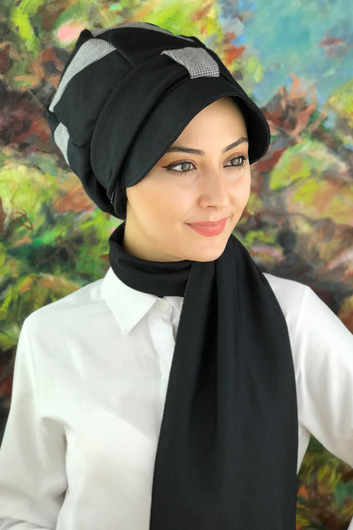 

Тюрбан женский Butik Ambar 01414 черный, 01413