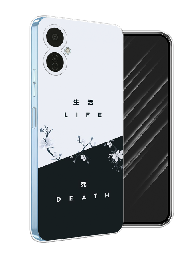 

Чехол Awog на Tecno Camon 19 Neo "Life and death", Черный;серый, 302350-7