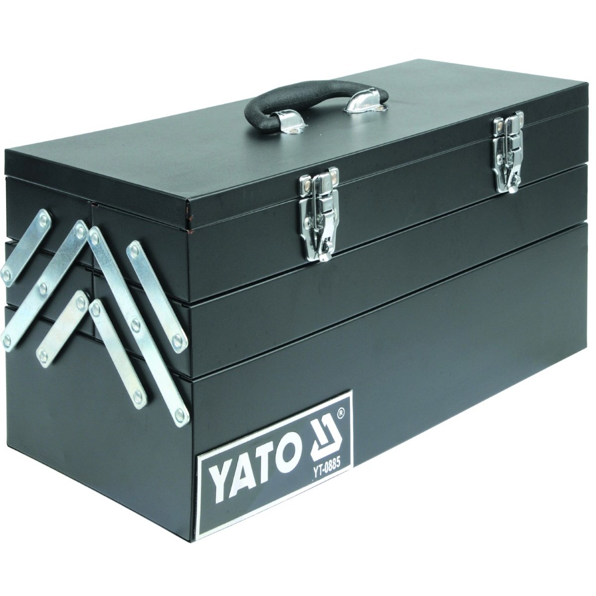 YATO Ящик для инструмента 460х200х225мм 3-х ярусный металлический YT-0885