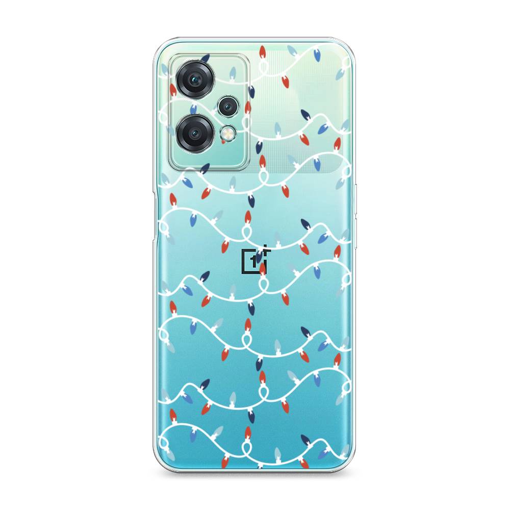 

Чехол на OnePlus Nord CE 2 Lite 5G "Разноцветная гирлянда", Белый;красный;синий, 152850-5