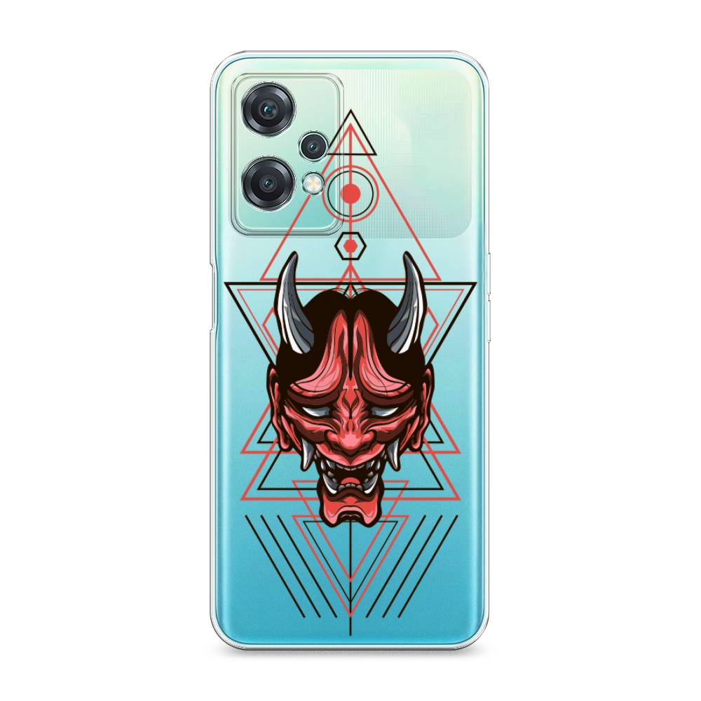 

Чехол на OnePlus Nord CE 2 Lite 5G "Hanya Oni mask", Серый;красный;черный, 152850-4