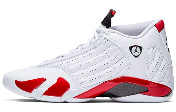 

Кроссовки унисекс Jordan Air Jordan 14 Candy Cane белые 40 EU, Белый, Air Jordan 14 Candy Cane