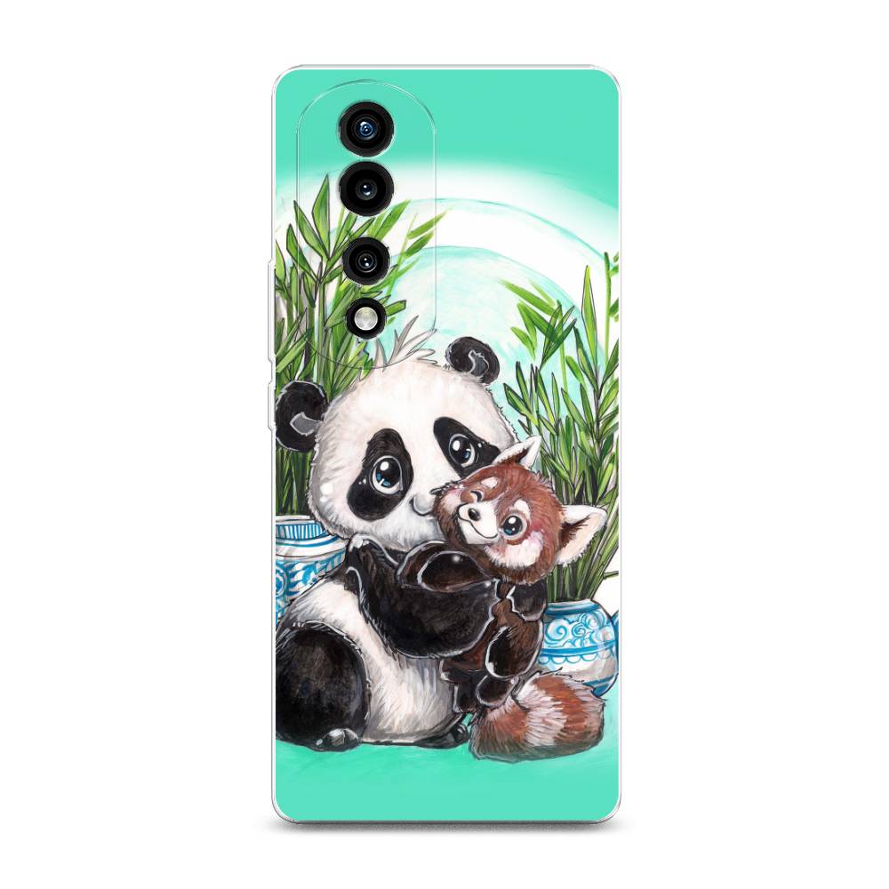

Силиконовый чехол "Друзья зверята" на Honor 70 Pro, 6108350-2