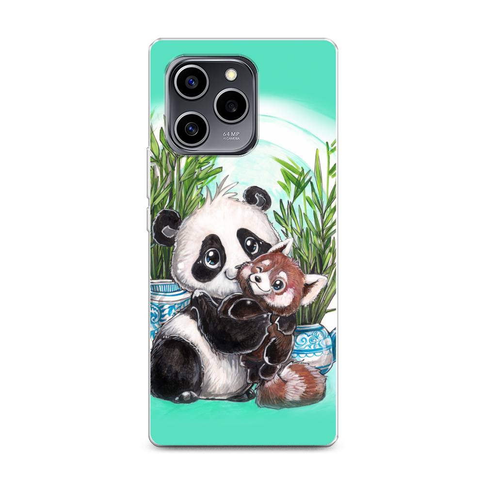 фото Силиконовый чехол "друзья зверята" на honor 60 se awog