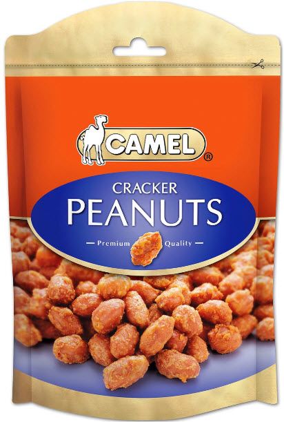 Жареный арахис со специями Cracker Peanuts Camel 150 г