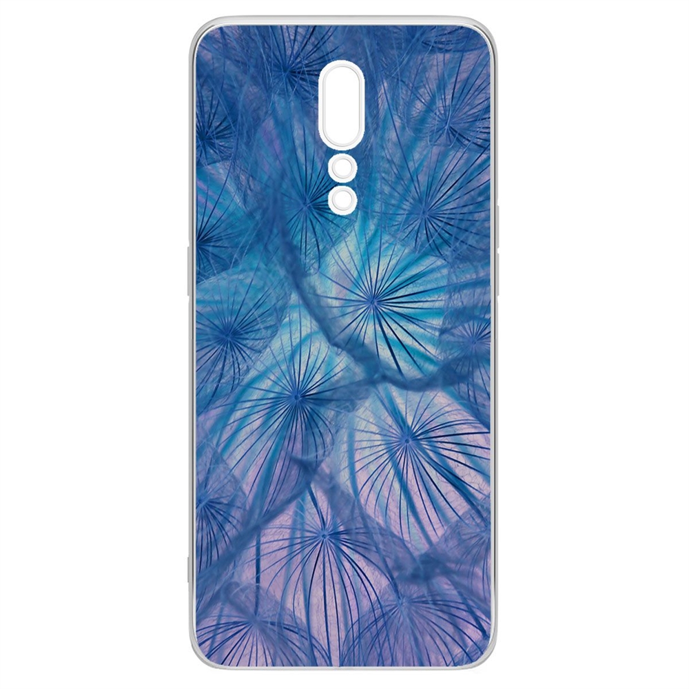 

Чехол-накладка Krutoff Clear Case Синий одуванчик для Oppo Reno Z