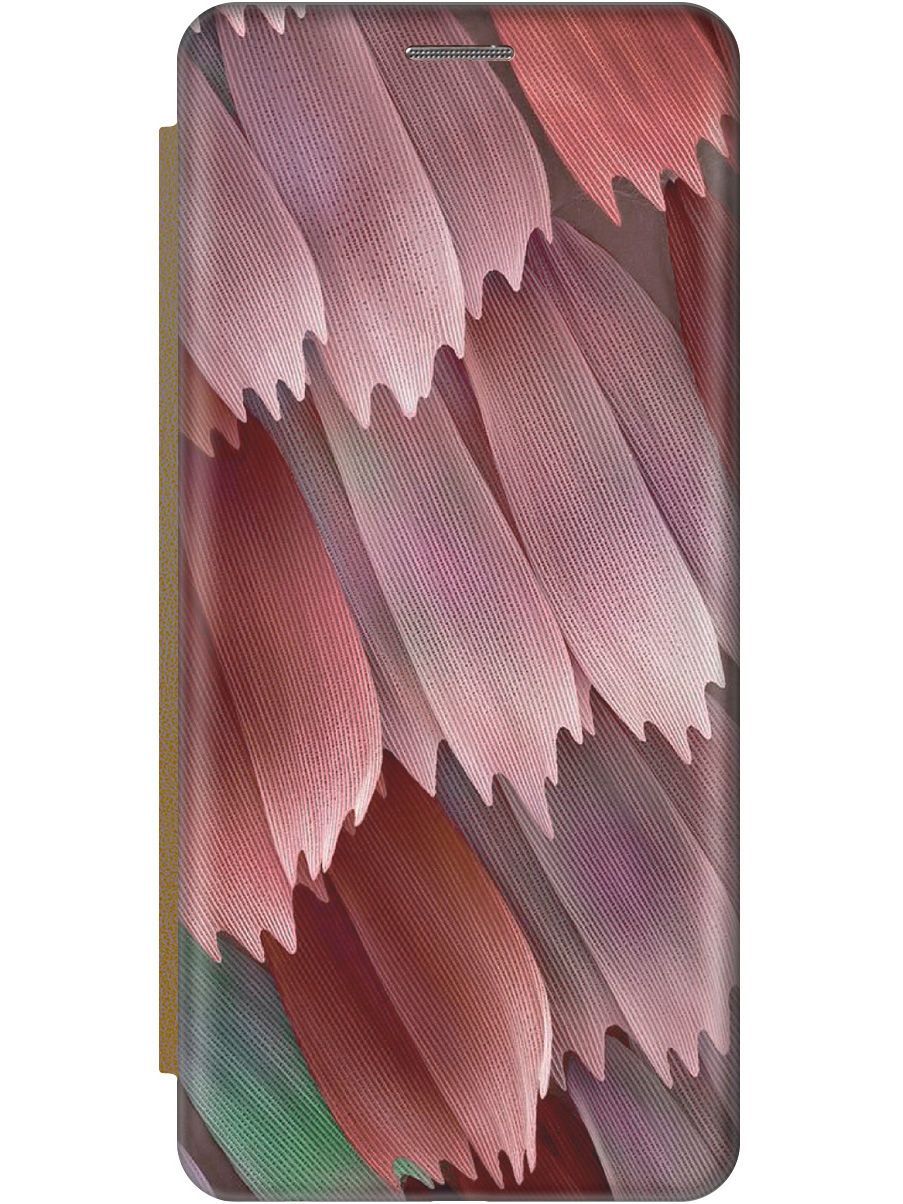 

Чехол на Infinix Smart 7/Tecno Spark Go 2023/Pop 7 Pro "Розовые лепестки" золотистый, Красный;розовый, 158860