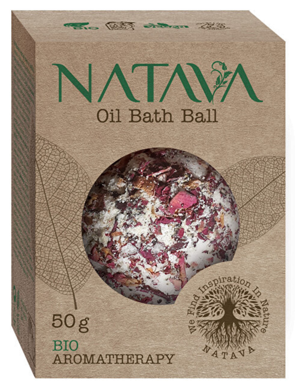Масло для ванн Natava Rose с экстрактом розы, 50 г