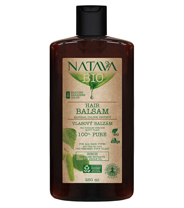 Бальзам для волос Natava Birch с экстрактом березы, облегчает расчесывание, 250 мл березы лист 50г