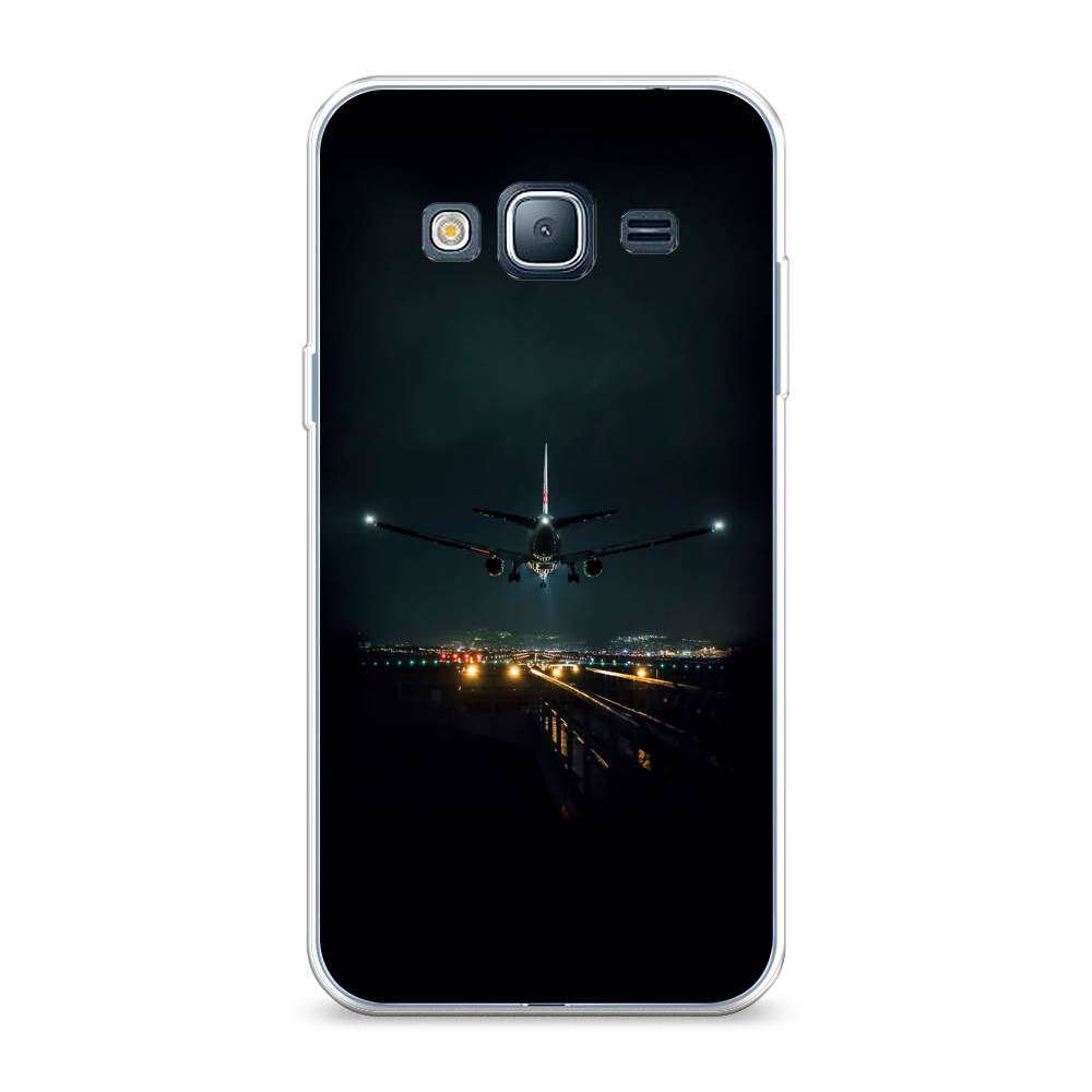 

Чехол Awog на Samsung Galaxy J3 2016 / Самсунг J3 2016 "Ночной рейс", Черный, 22450-6
