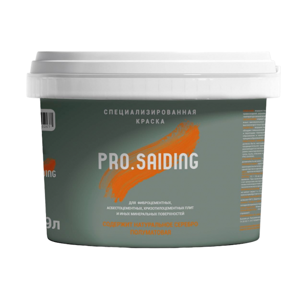 

Краска для сайдинга Pro.Saiding 9 л C-14 Белая глина, C-14