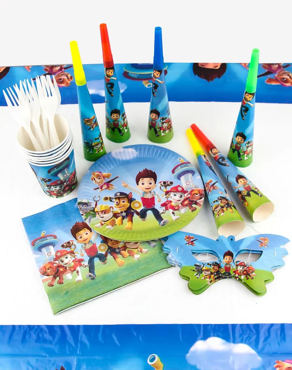 Набор детской одноразовой посуды 