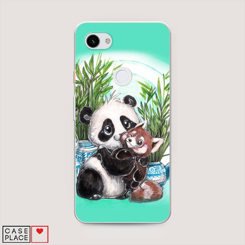 фото Силиконовый чехол "друзья зверята" на google pixel 3a xl awog