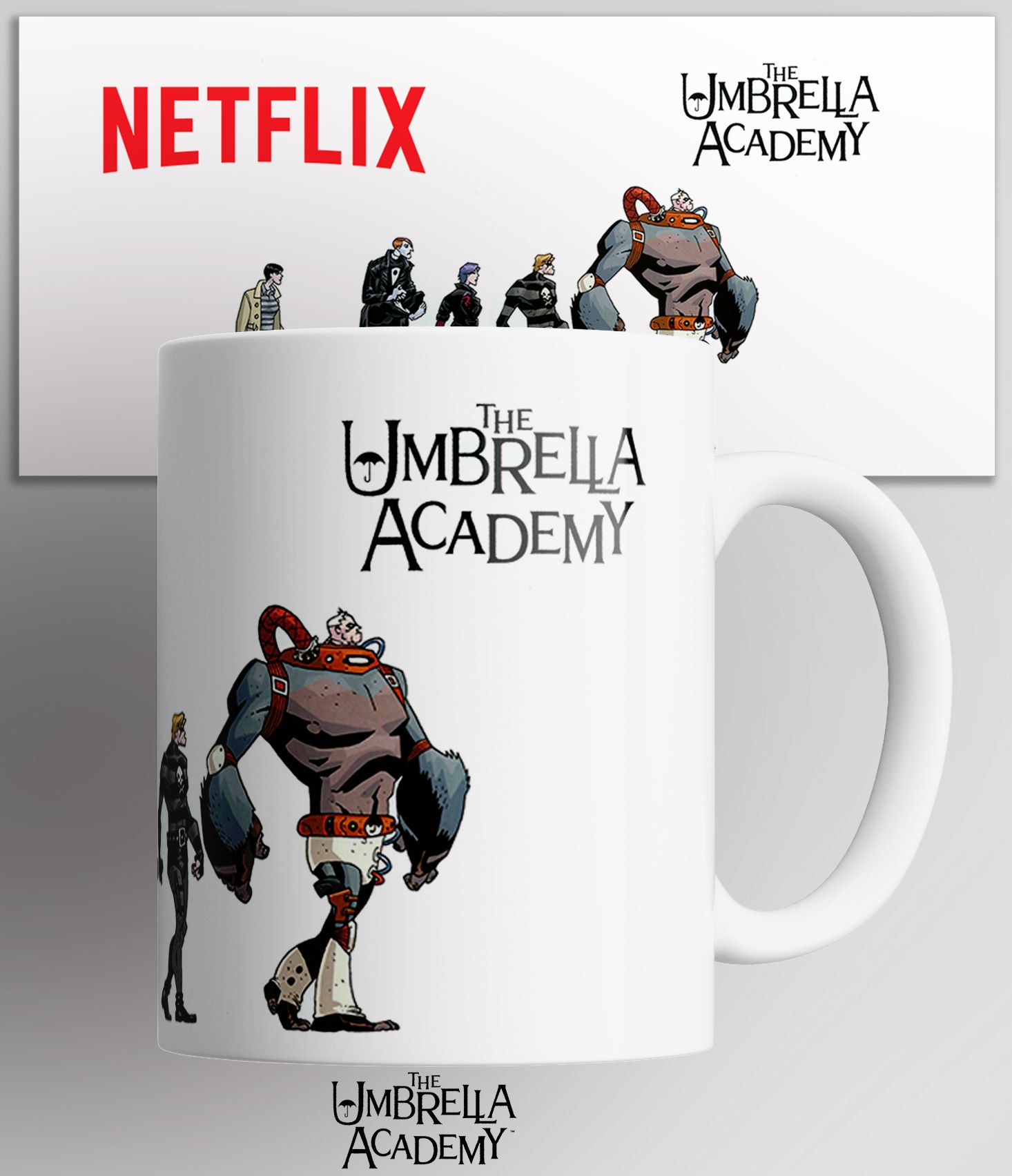 

Кружка с принтом академия амбрелла 330 мл, Кружка Академия Амбрелла / The Umbrella Academy сериал / на подарок / с принтом 330 мл