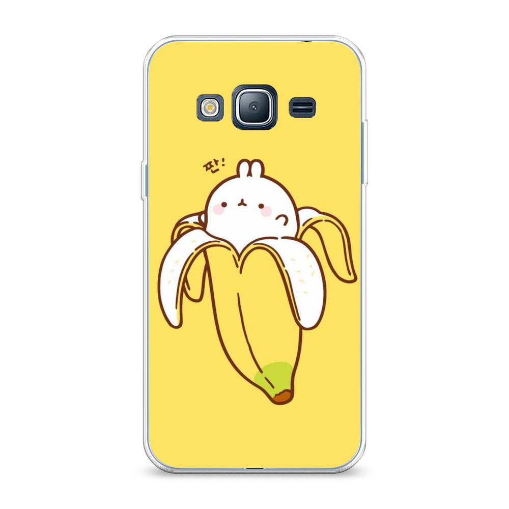 

Чехол Awog на Samsung Galaxy J3 2016 / Самсунг J3 2016 "Зайчик-бананчик", Желтый;белый, 22450-2