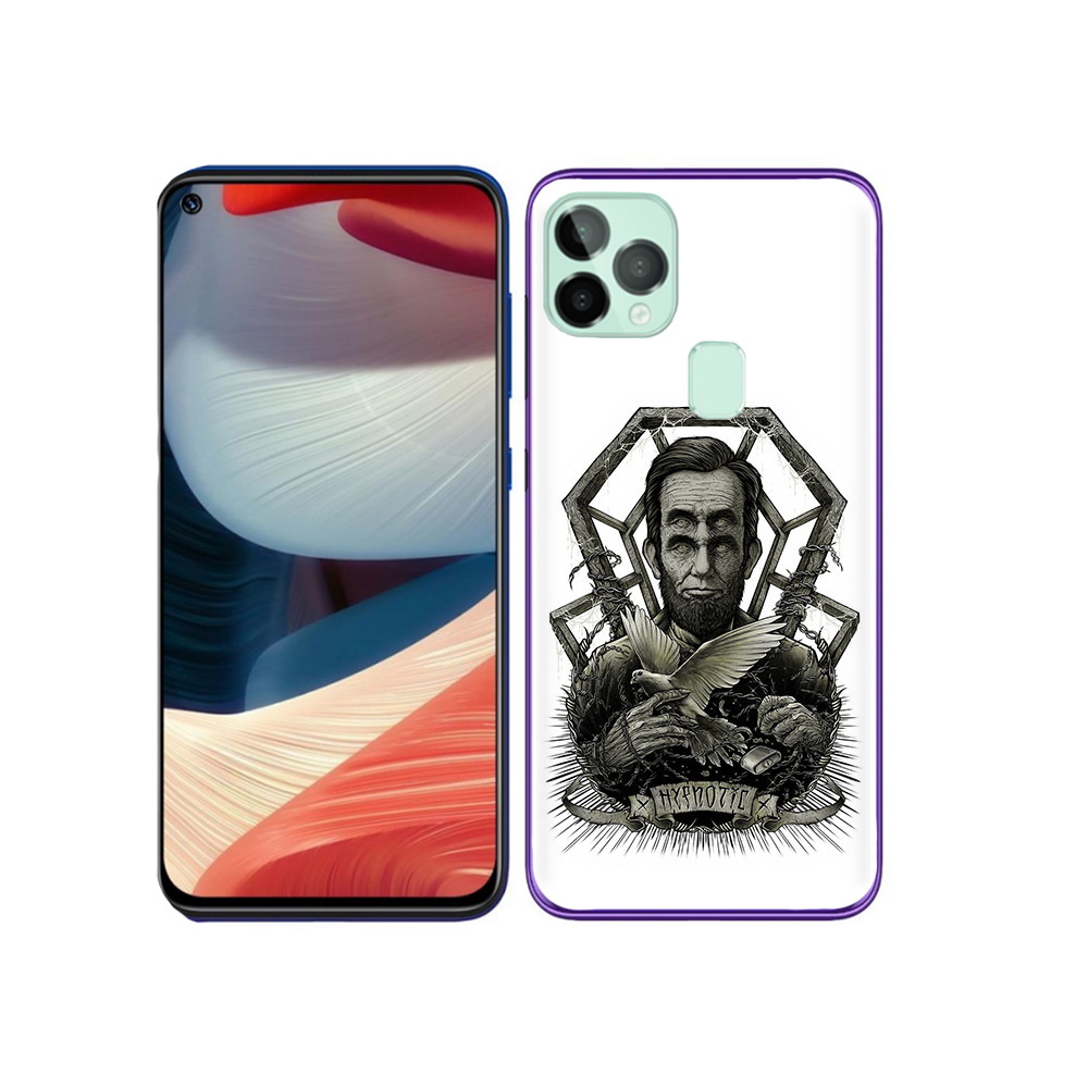 

Чехол MyPads Tocco для Oukitel C22 франклин абстракция, Прозрачный, Tocco