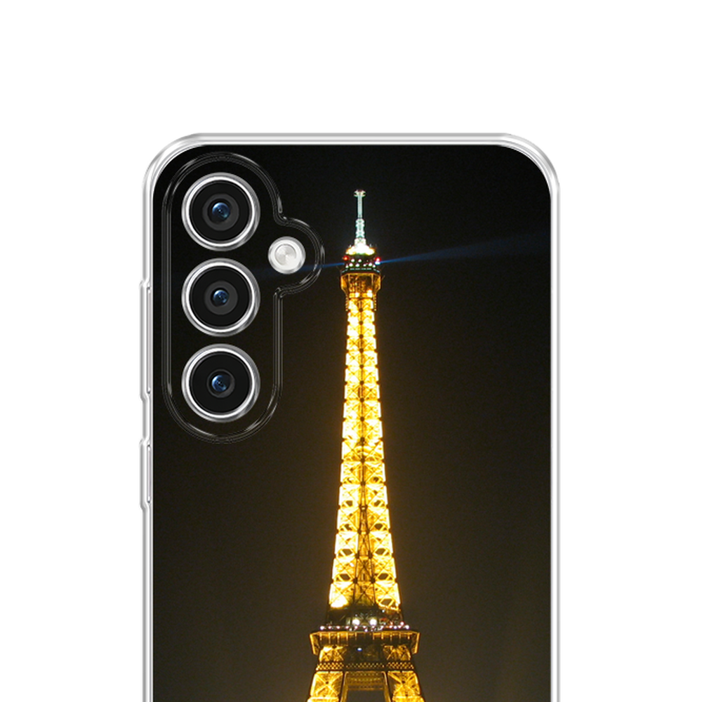 

Чехол на Samsung Galaxy S23 FE 5G "Париж 2", Желтый;серый, 2108450-1