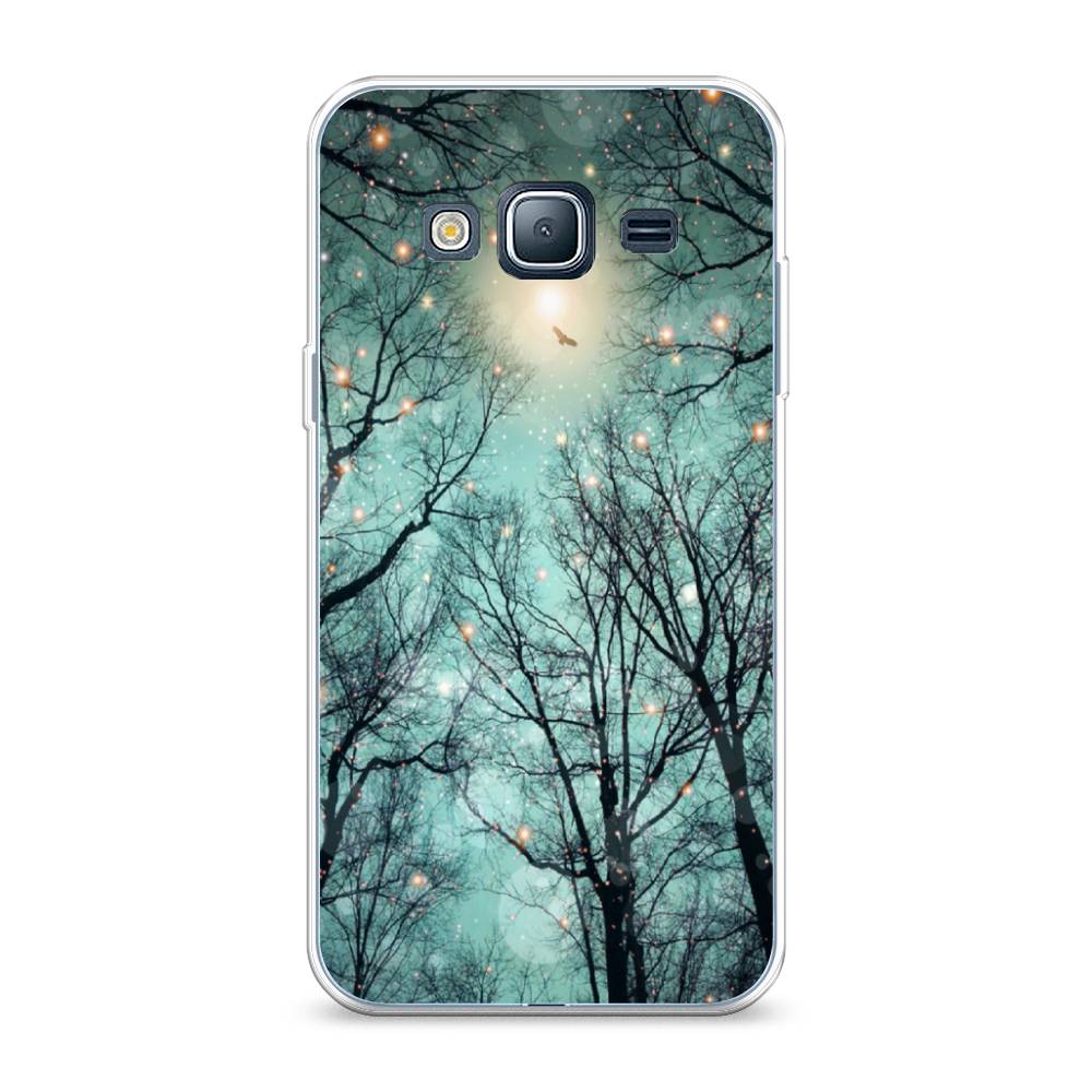 

Чехол Awog на Samsung Galaxy J3 2016 / Самсунг J3 2016 "Лес в сумерках", 22450-4