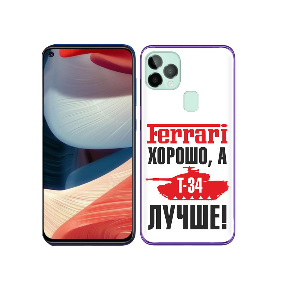 

Чехол MyPads Tocco для Oukitel C22 т 34 лучше, Прозрачный, Tocco