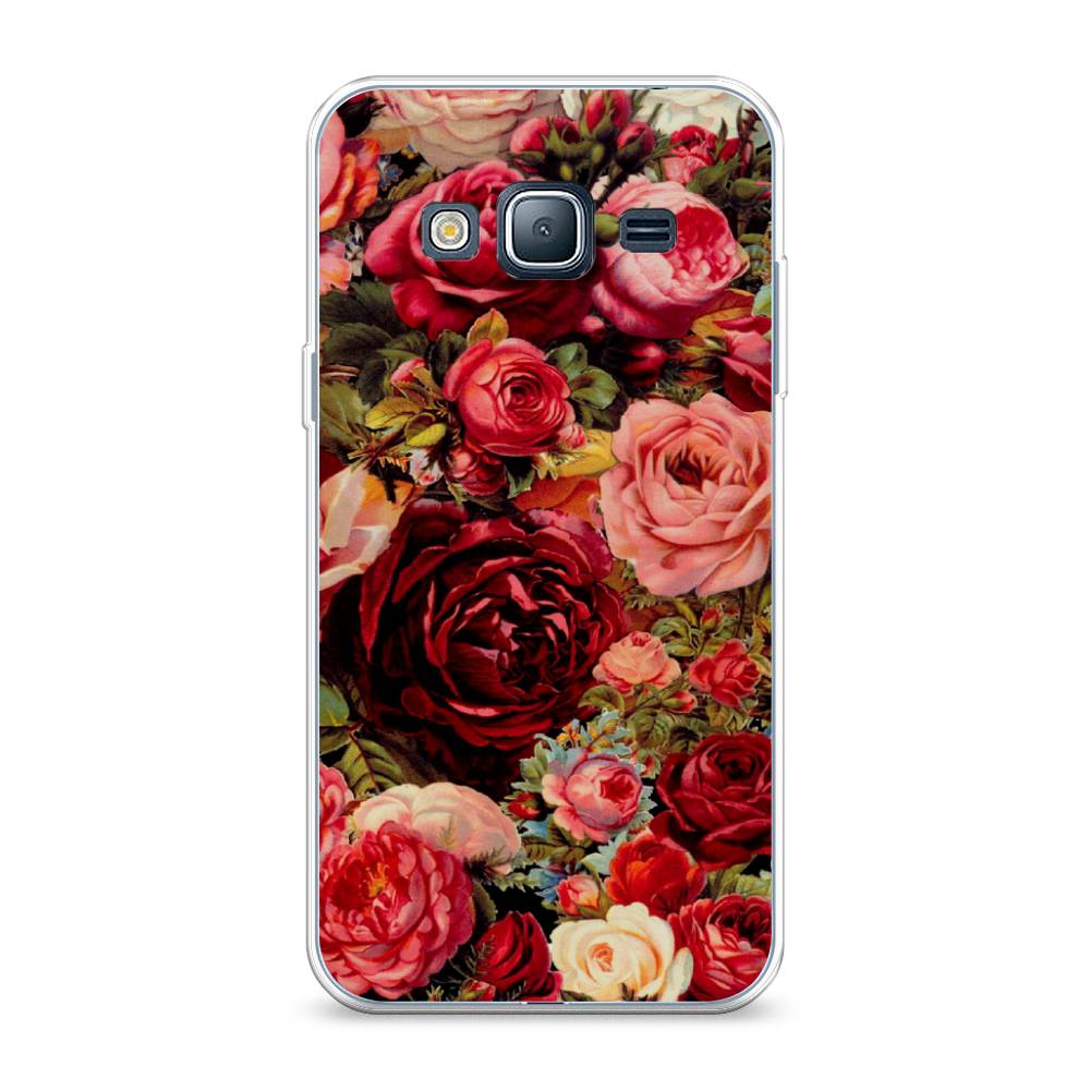 

Чехол Awog на Samsung Galaxy J3 2016 / Самсунг J3 2016 "Розы винтажные", 22450-8