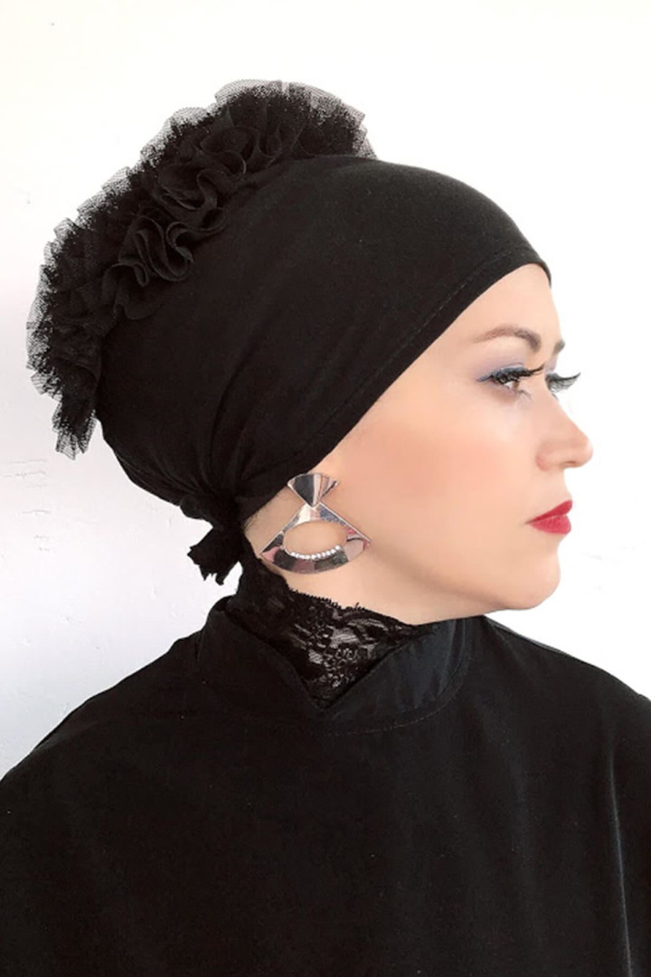 

Бони женский Butik Ambar PB-SYH-3003 черный, PB-BYZ-3005