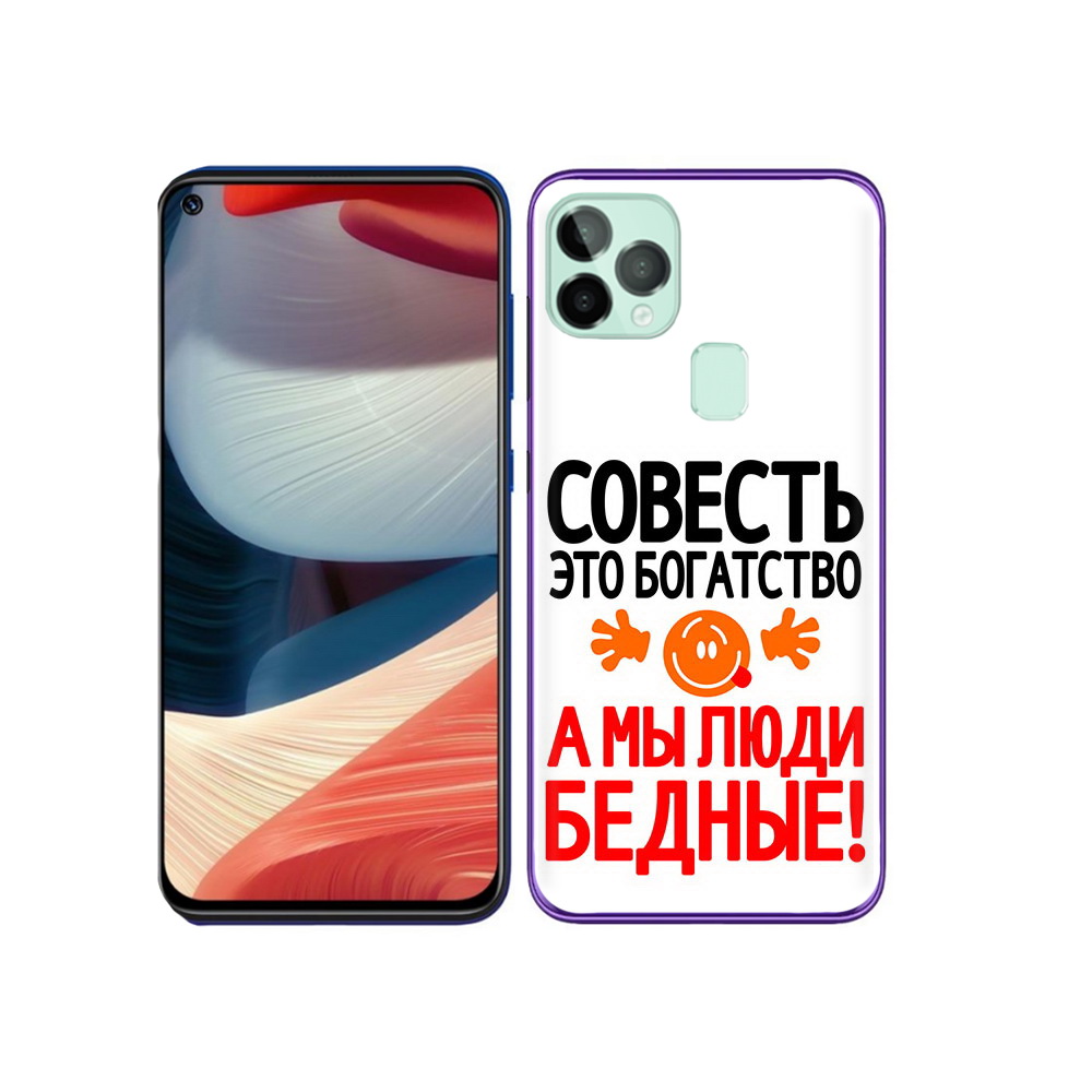 

Чехол MyPads Tocco для Oukitel C22 совесть, Прозрачный, Tocco