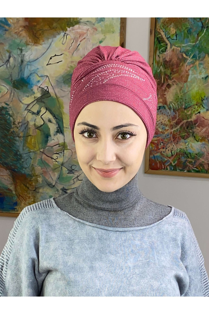 

Тюрбан женский Butik Ambar 44SBTTHZSL44 розовый, 44SBTTHZSL44