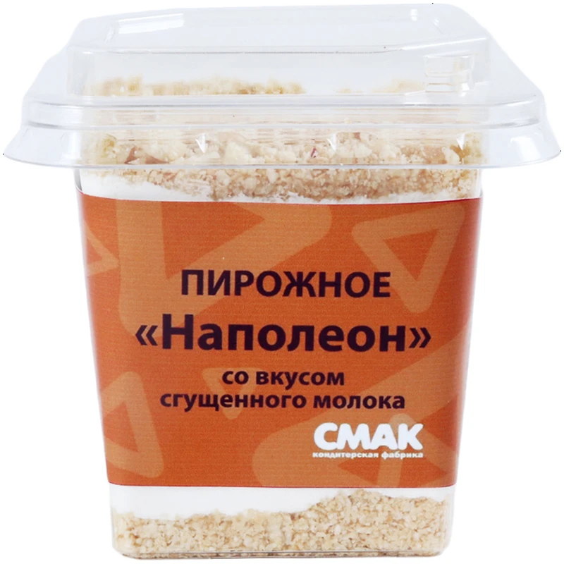 

Пирожное Smak Наполеон со вкусом сгущенного молока 120 г