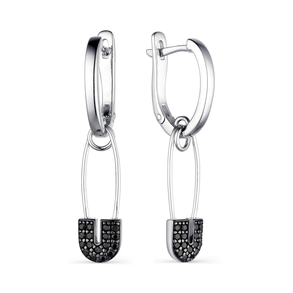 

Серьги из серебра с фианитом АЛЬКОР 02-1728_0КЦ1-00, 02-1728_0КЦ1-00