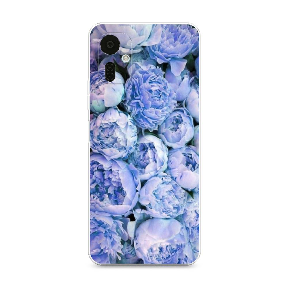 

Чехол Awog на Tecno Camon 19 Neo "Пионы голубые", 302350-8