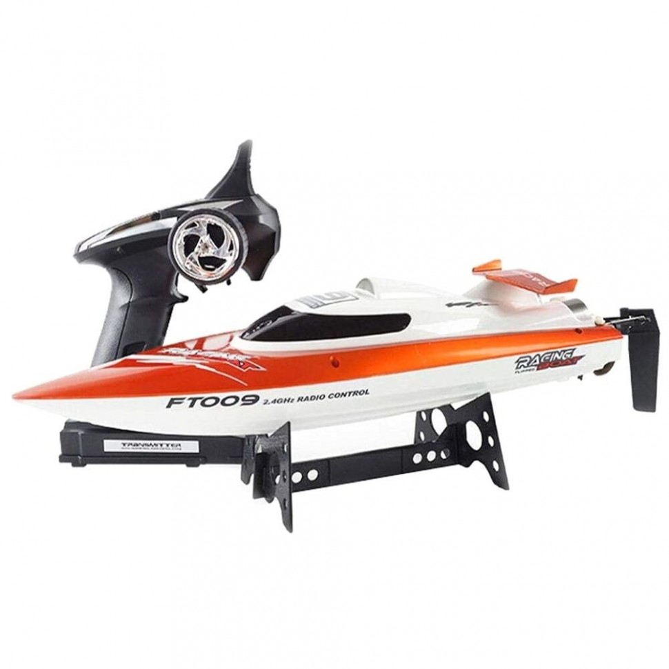 Радиоуправляемый катер Fei Lun High Speed Orange Boat 2.4GHz, FT009 лодка катер msn toys speed boat на радиоуправлении с аккумулятором до 20 км ч jh kt5
