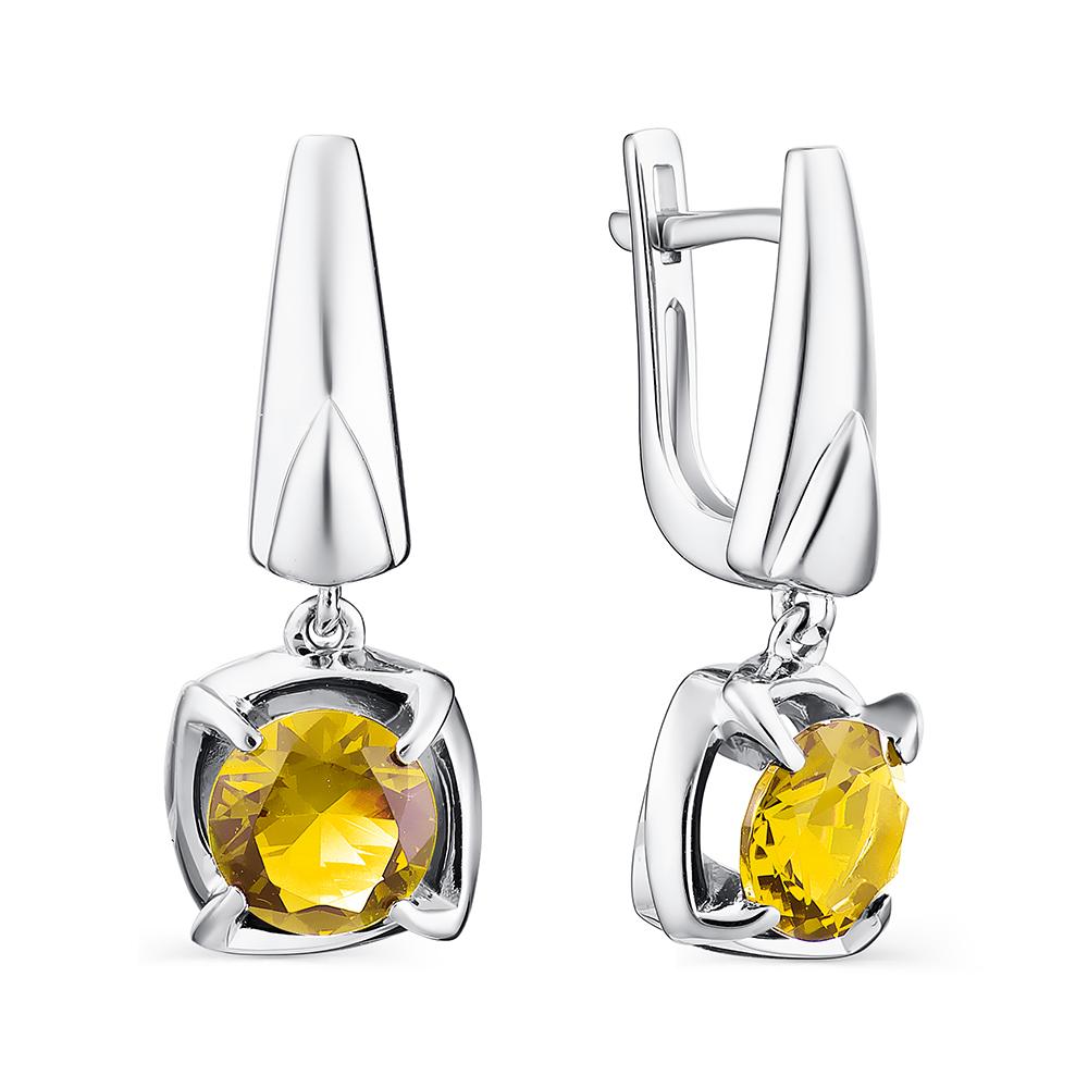 

Серьги из серебра с цитрином АЛЬКОР 02-1125_ЮСЦТ-00, 02-1125_ЮСЦТ-00