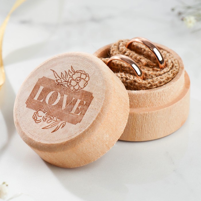 

Шкатулки для колец "Love" 4,7 х 3,5 см