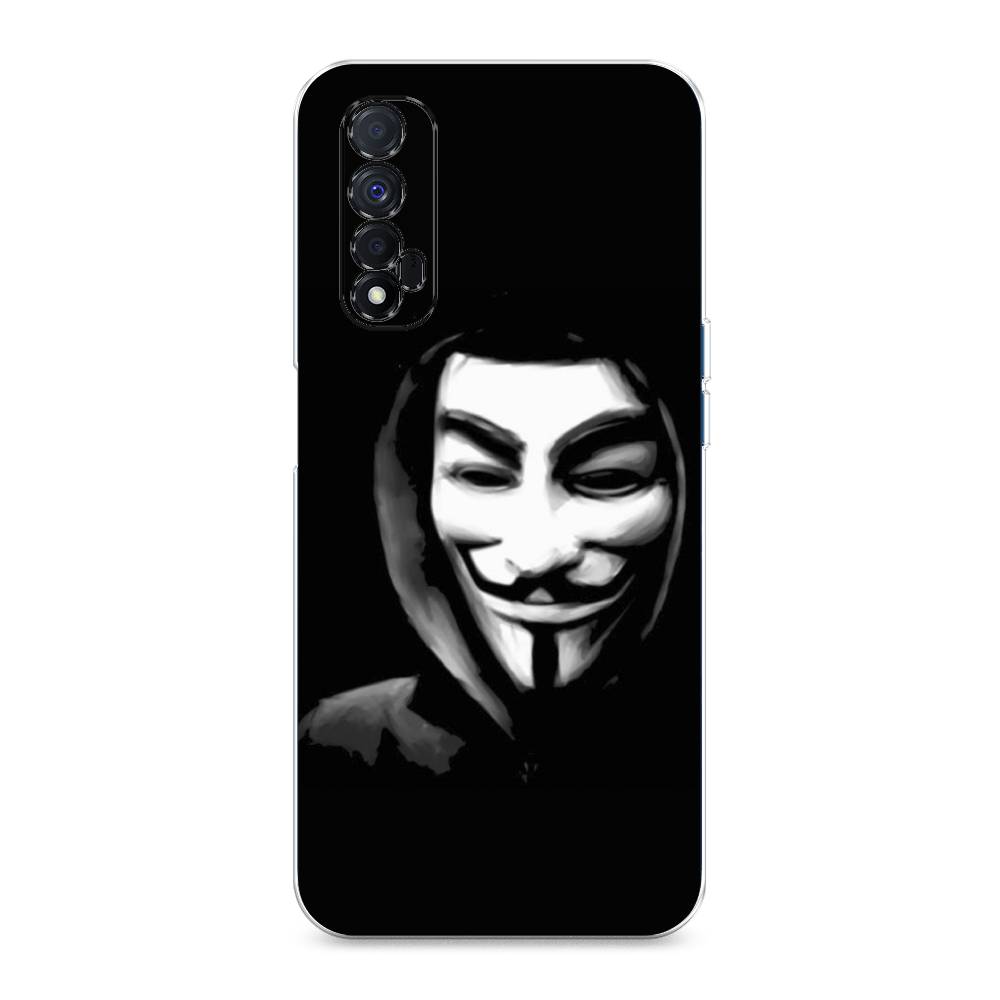 

Чехол Awog на Realme Narzo 30 4G "Анонимус", Разноцветный, 257650-5