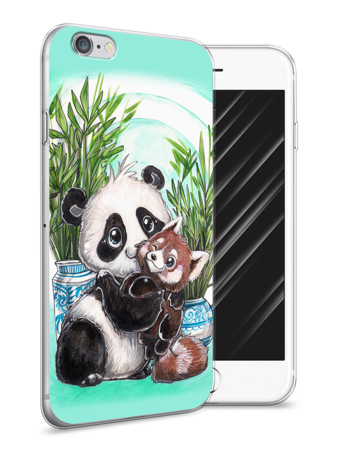 

Чехол Awog на Apple iPhone 6S / Айфон 6S "Друзья зверята", Разноцветный, 0104S50-2