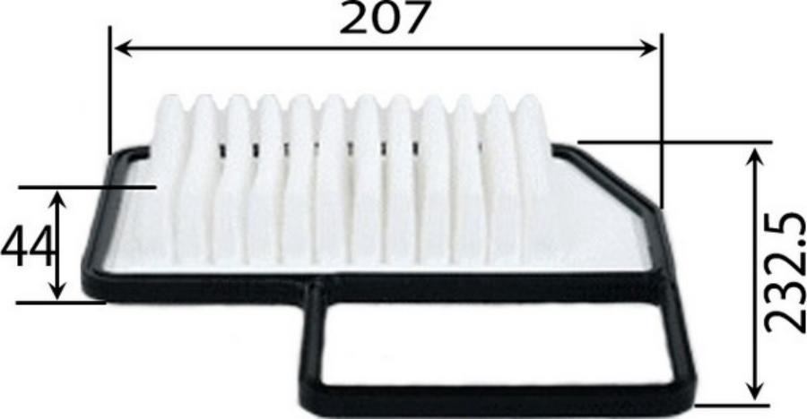 

JS ASAKASHI A976J Фильтр воздушный 1шт