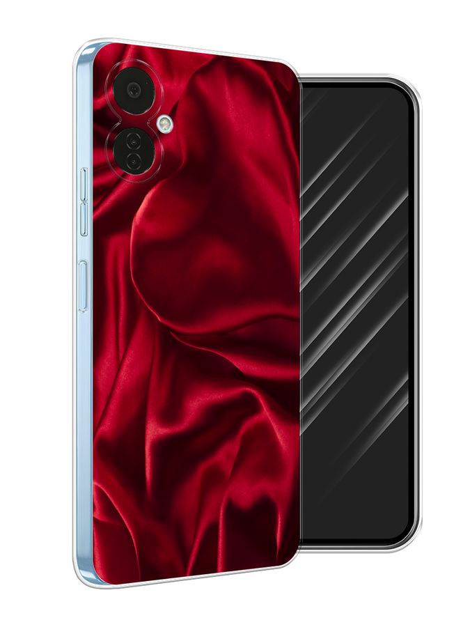 

Чехол Awog на Tecno Camon 19 Neo "Текстура красный шелк", 302350-3