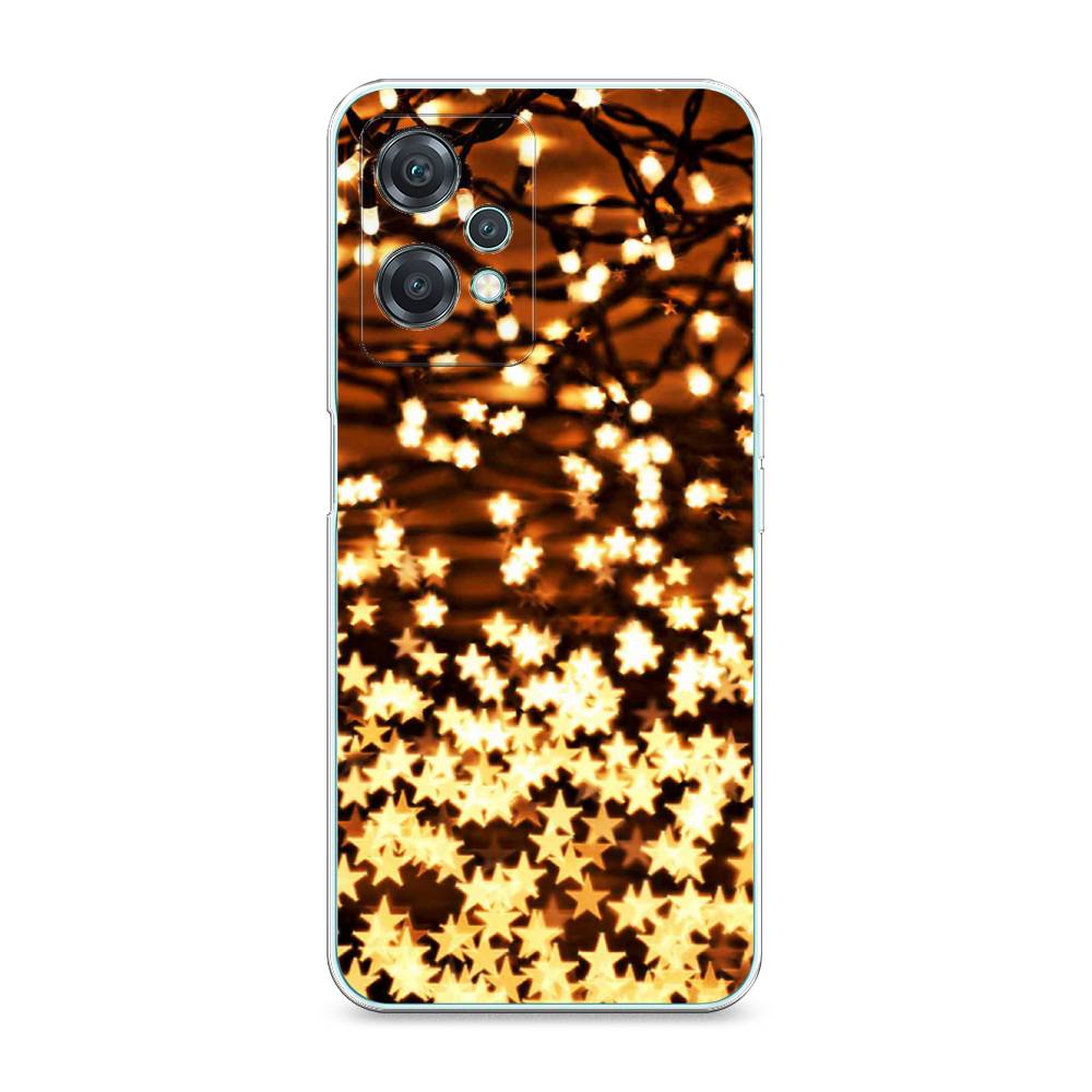 

Чехол на OnePlus Nord CE 2 Lite 5G "Новогодняя гирлянда", Золотистый, 152850-5